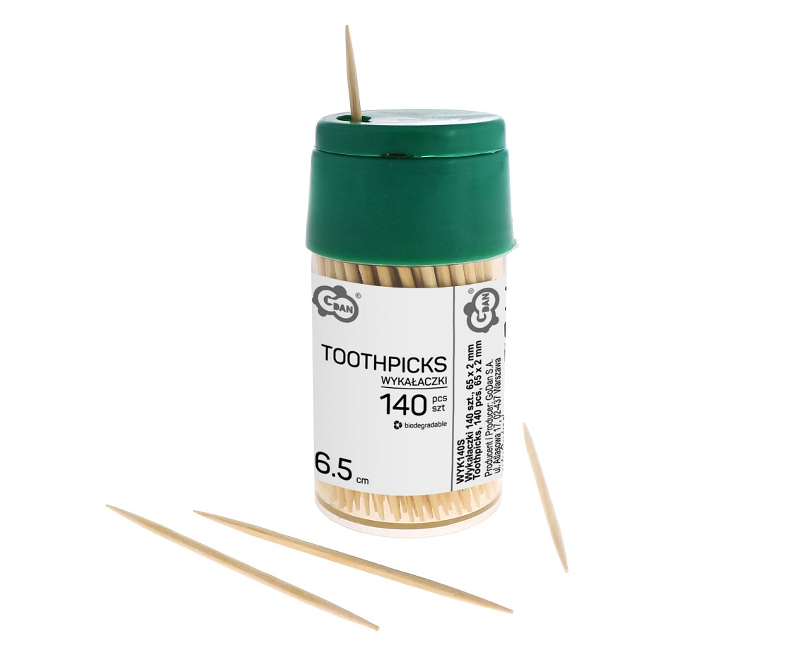 Toothpicks 140 pcs (nice packaging) / 12 op.
